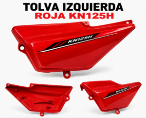 TOLVA IZQUIERDA ROJA KN125H
